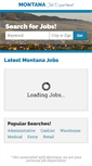 Mobile Screenshot of montanajobdepartment.com